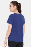 Zelocity Relaxed Cotton Top - Twilight Blue — thumbnail 3